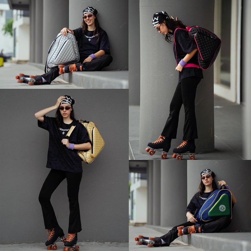 HEXIFUL Skate Bag for Ice, Inline, Roller & Quad Skates - Kids & Adults - Image 2